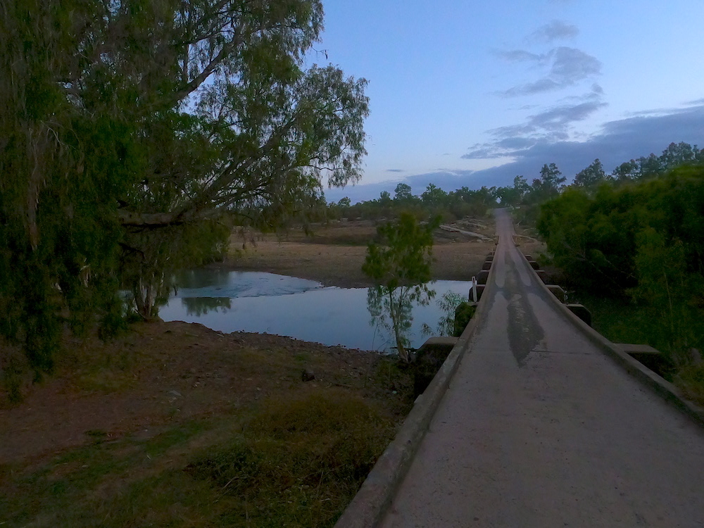 Bridge over the Bowen River near the Bowen River Hotel