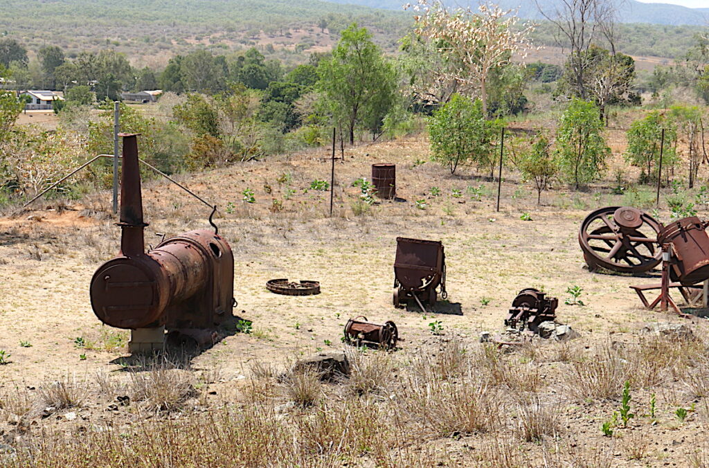 A Sense of Place - Ravenswood discarded rusting mining equipment